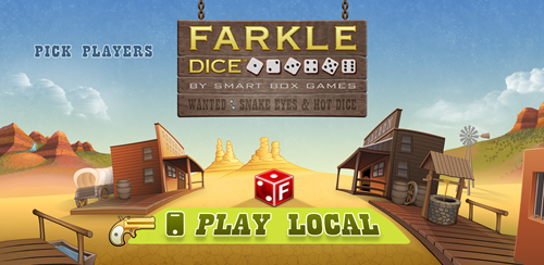 Farkle Title Screen on Apple TV